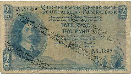 S.A. Rissik R2 banknote  as per scan