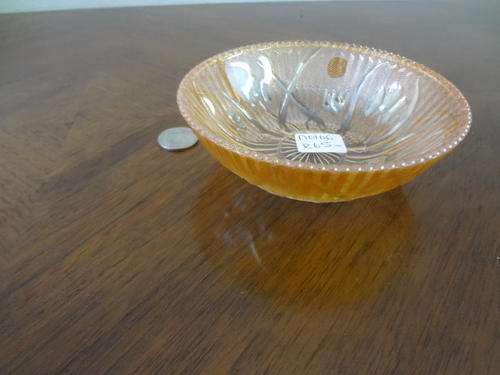 Carnival glass bon-bon dish PRICE REDUCED