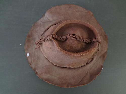 Leather Bush hat as per scan