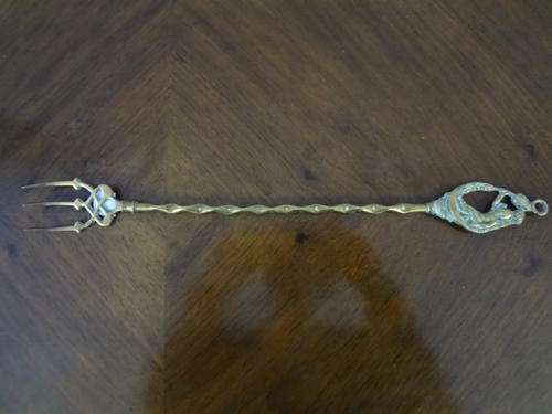 Fireplace fork as per photo