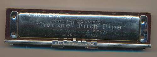 M.Hohners mouth organ,No:P3 (vocal full chromatic) "Trutone" Pitch Pipe, the worlds best.