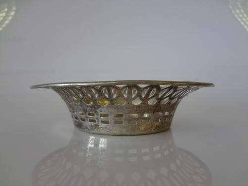 Silver plated bon-bon dish as per photo