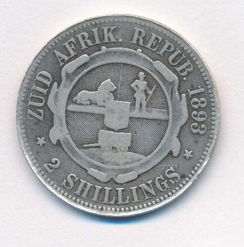 1893 2 Shilling as per scan