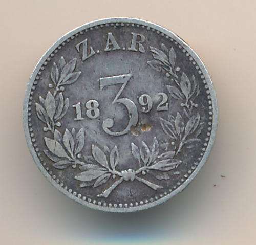 1892 Paul Kruger tickey as per scan