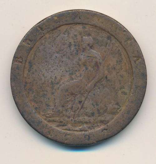 Cartwheel penny George III - as per scan