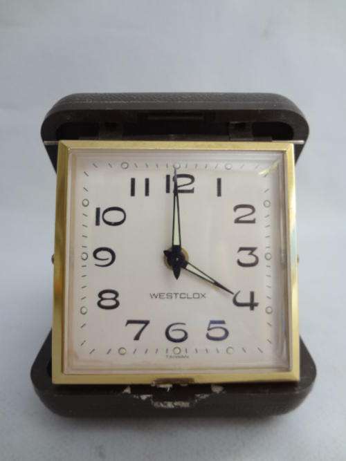 Westclox travel alarm clock - as per photo