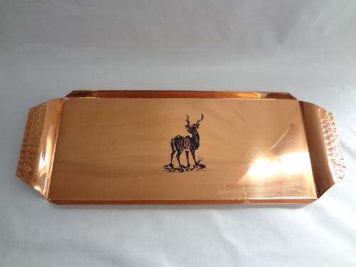Rhodesian copper tray - 36 x 14cm - as per photo