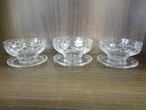 Set of 3 dessert glasses - as per photo