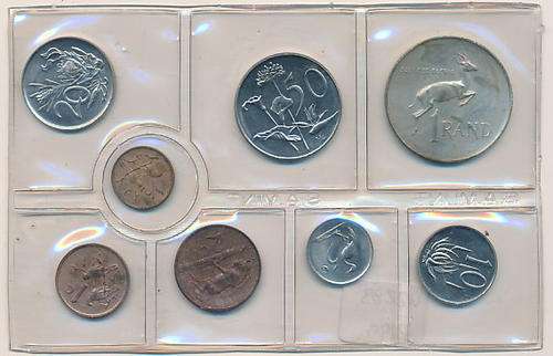 1971 South Africa uncirculated mint pack - as per scan