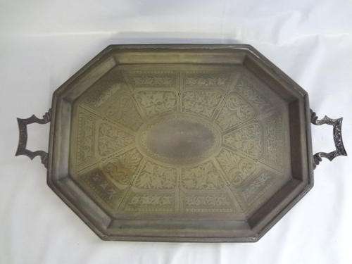Silver plated serving tray - as per photo