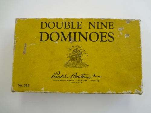 Parker Brothers double nine dominoes in original box - as per photo