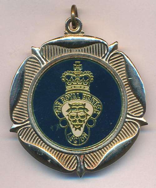 The Royal British Legion medallion - as per scan