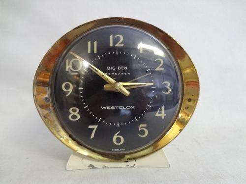 Westclox Big Ben Repeater alarm/travel clock - running but needs a service - as per photo