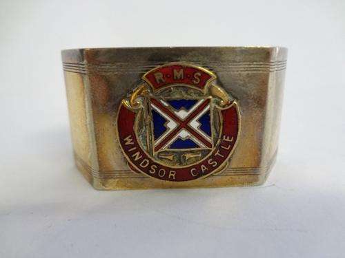 Winsor Castle EPNS serviette ring - as per photo