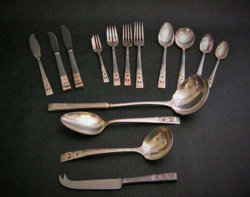 127 Piece Community Silver Plated Cutlery set - as per photo