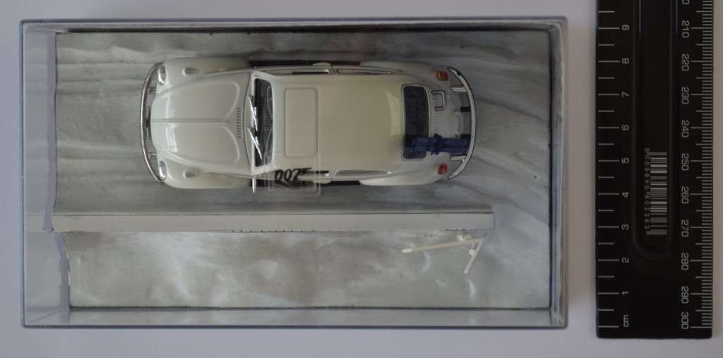 James Bond 007 Volkswagen Beetle - On Her Majesty`s Secret Service Model Car Scale 1:43 as per photo