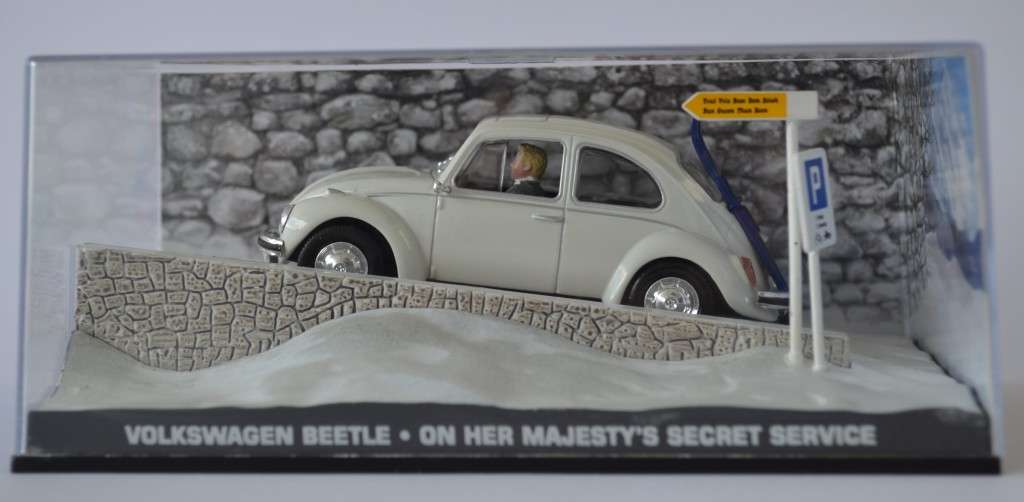 James Bond 007 Volkswagen Beetle - On Her Majesty`s Secret Service Model Car Scale 1:43 as per photo