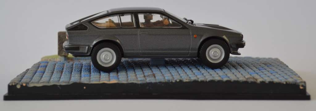 James Bond 007 Alfa Romeo GTV6 - Octopussy Model Car Scale 1:43 as per photo
