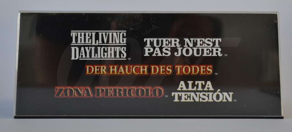 James Bond 007 Rangemaster - The Living Daylights Model Car Scale 1:32 as per photo