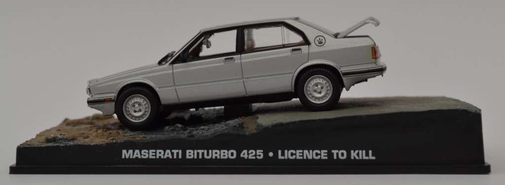 James Bond 007 Maserati Biturbo 425 - License to Kill Model Car Scale 1:43 as per photo