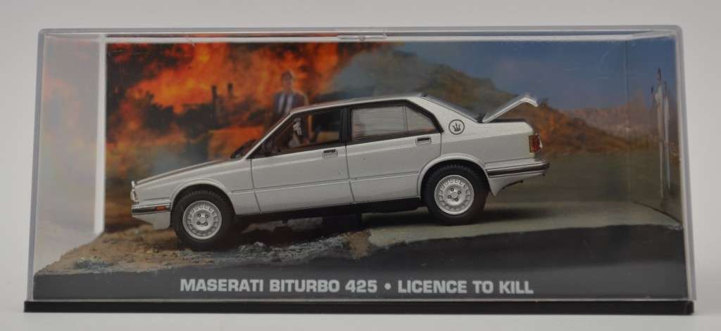 James Bond 007 Maserati Biturbo 425 - License to Kill Model Car Scale 1:43 as per photo