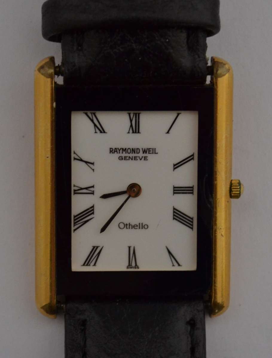 Raymond Weil Geneve Orthello 18k Gold Electroplated Watch, Working as per photo