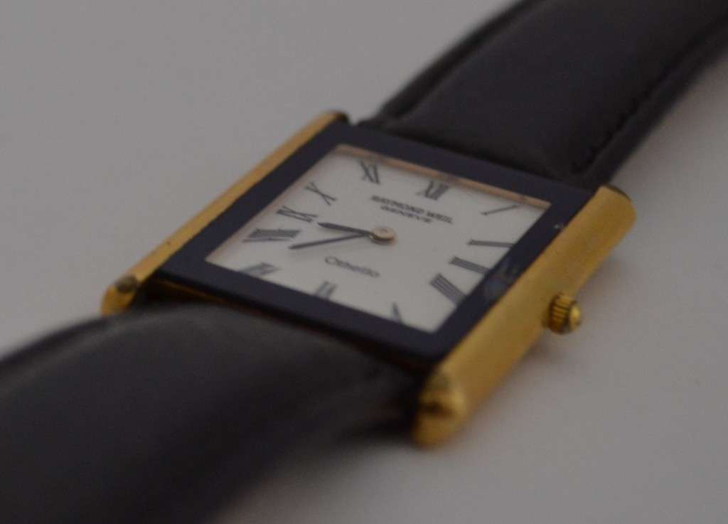 Raymond Weil Geneve Orthello 18k Gold Electroplated Watch, Working as per photo