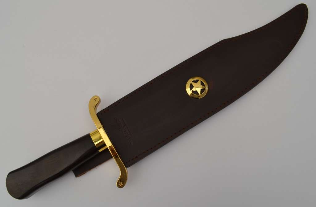 Gil Hibben, Old West Bowie with sheath 50cm as per photo