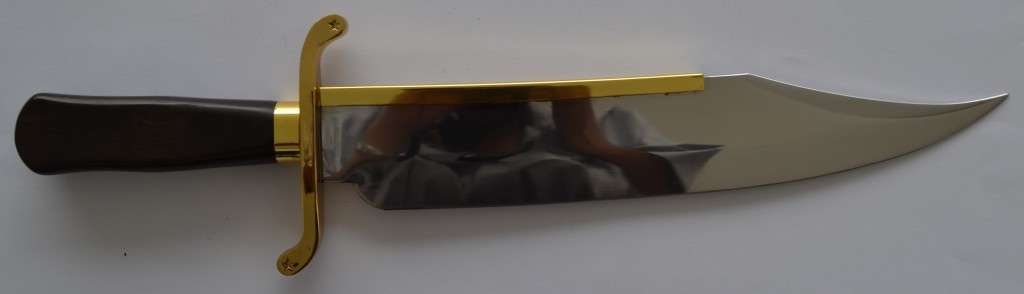 Gil Hibben, Old West Bowie with sheath 50cm as per photo