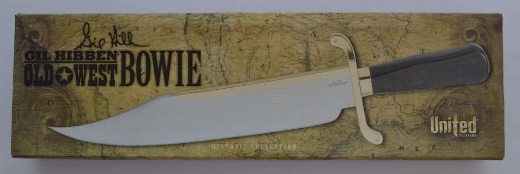 Gil Hibben, Old West Bowie with sheath 50cm as per photo
