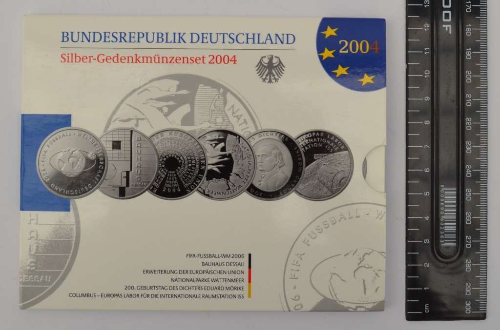 2004 German Silver Coin Set as per photo