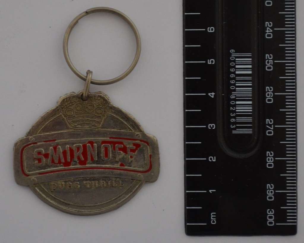 Smirnoff keychain as per photo