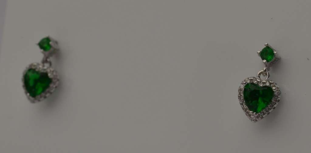 925 Sterling Silver Earrings weight 2,1g as per photo