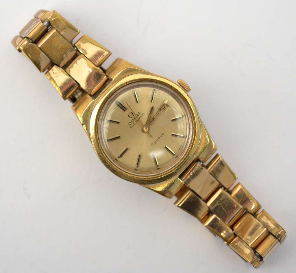 Vintage Omega Geneve Automatic Ladies watch with date, last serviced dec 2023 as per photo