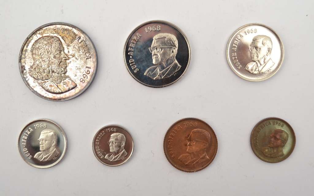 1968 SA Proof Set as per photo