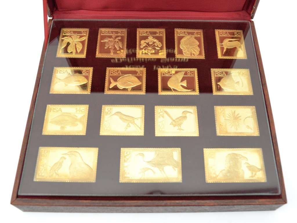 RSA 1974/5 Definitive Stamp Replica Set in Sterling Silver 530g