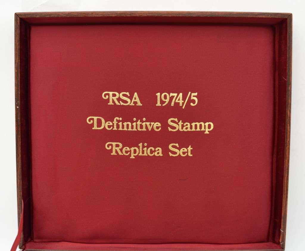 RSA 1974/5 Definitive Stamp Replica Set in Sterling Silver 530g