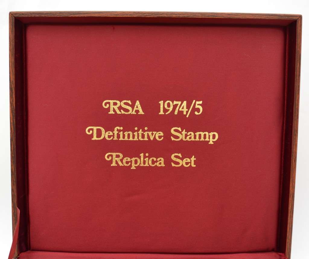 RSA 1974/5 Definitive Stamp Replica Set in Sterling Silver 530g
