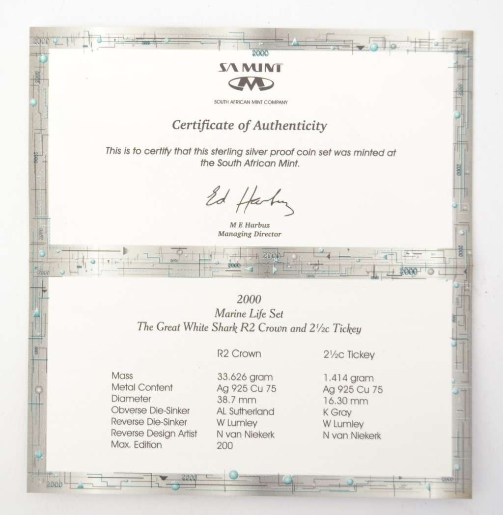 Silver Proof Set -  Marine Life Series