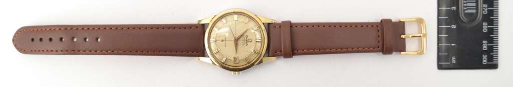 1960`s Omega Constellation Automatic Men`s watch Pie Pan 14k Gold & Stainless Steel as per photo