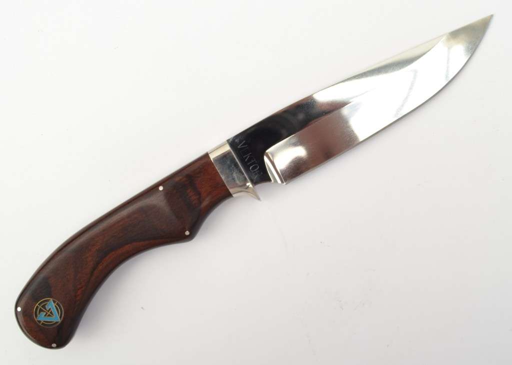 Vektor Hunting/Combat Knife in Leather Sheath as per photo