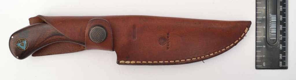 Vektor Hunting/Combat Knife in Leather Sheath as per photo