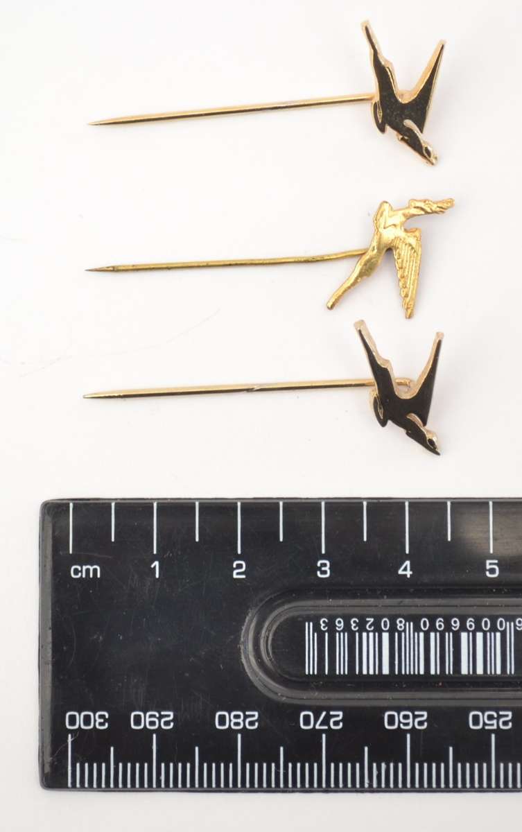 Lot of 3 SAA Flying Springbok Pins as per photo