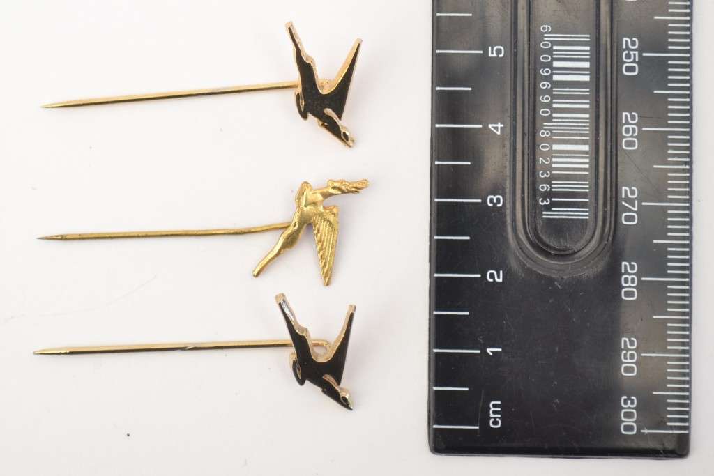 Lot of 3 SAA Flying Springbok Pins as per photo