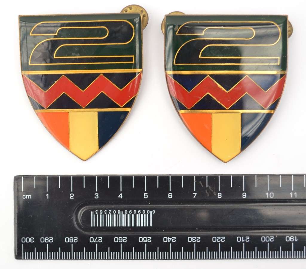 Pair of Infantry Battalion Shoulder Flash as per photo
