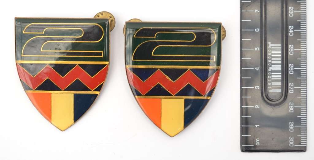 Pair of Infantry Battalion Shoulder Flash as per photo