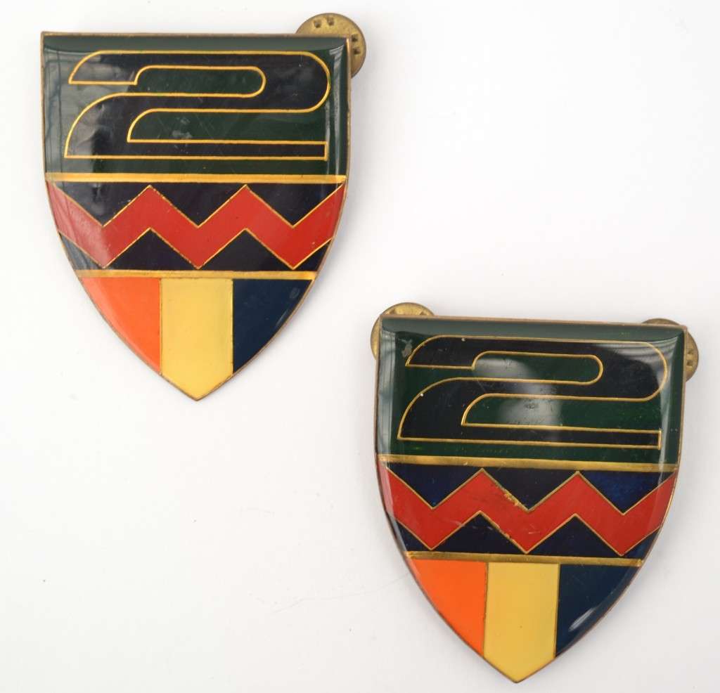 Pair of Infantry Battalion Shoulder Flash as per photo