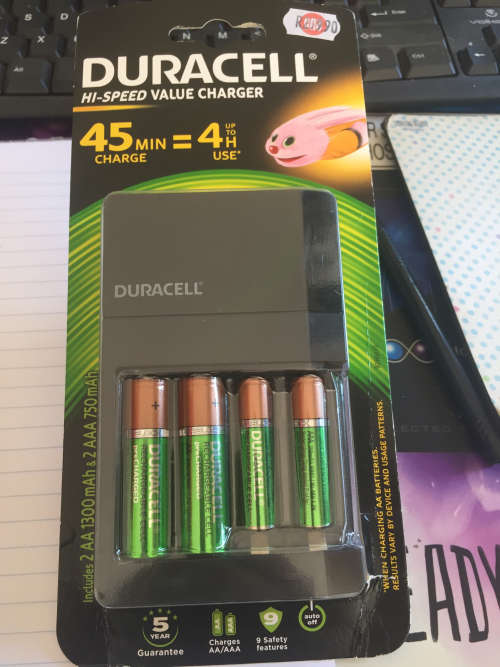 Duracell Recharge Unit With Battery