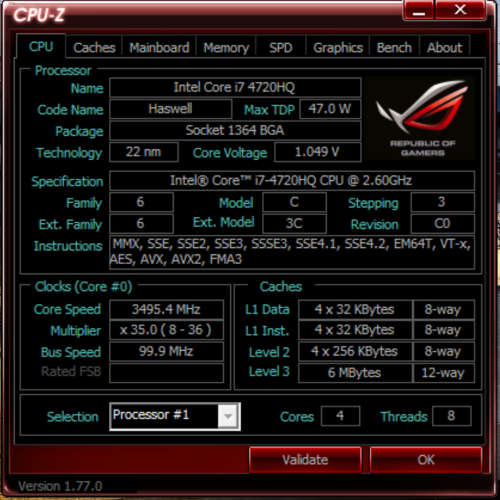 Lenovo Y50-70 Gaming Intel Core i7 4720HQ 2.6GHZ 4GB GTX960M 16GB DDR3 RAM 1TB SSHD 4K UHD DISPLAY