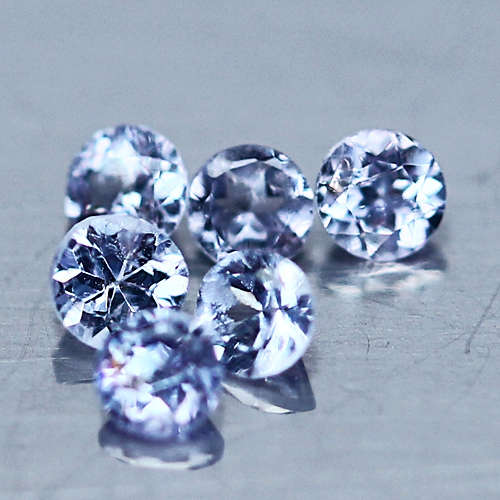 30 Tanzanite pieces of approximately .01 ct each Sold individually